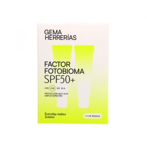 Gema Herrerías Factor Fotobioma SPF 50+  Pack 1+1